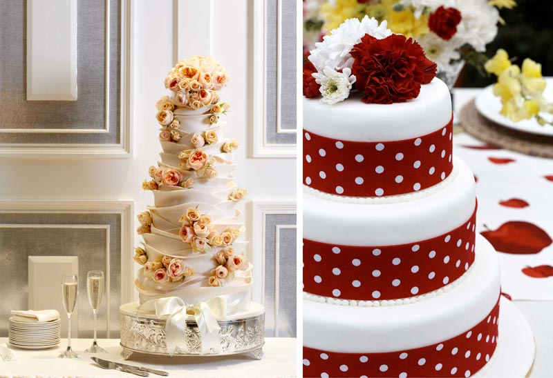 Latest modern wedding cakes