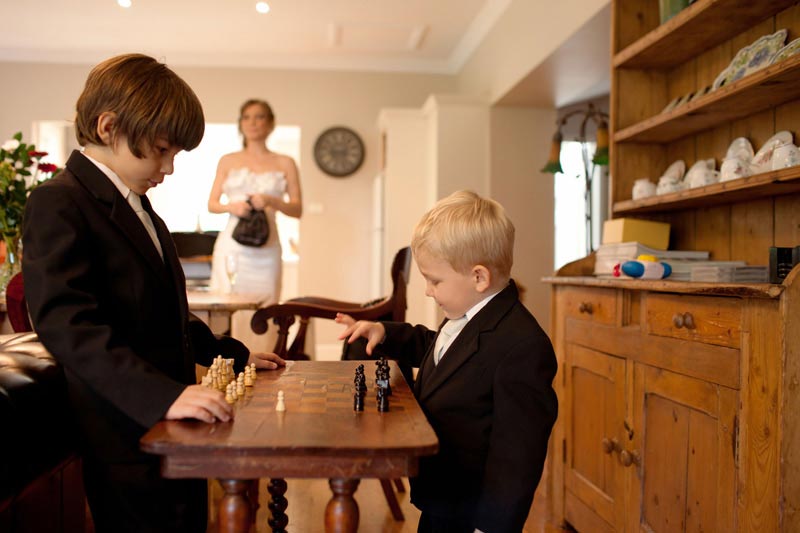 Pageboys with little chess