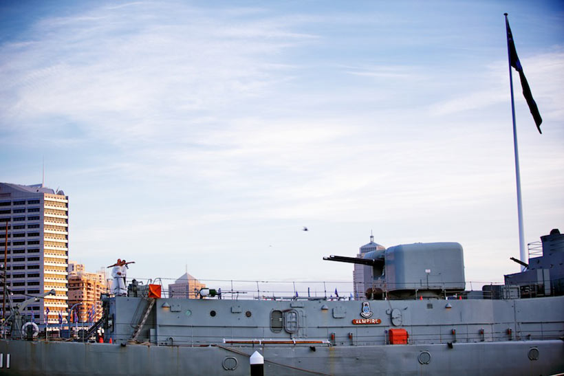 Navy ship in Sydney