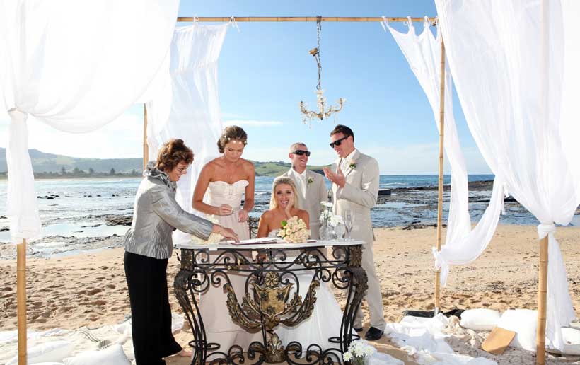 Beach weddings- beach ceremony