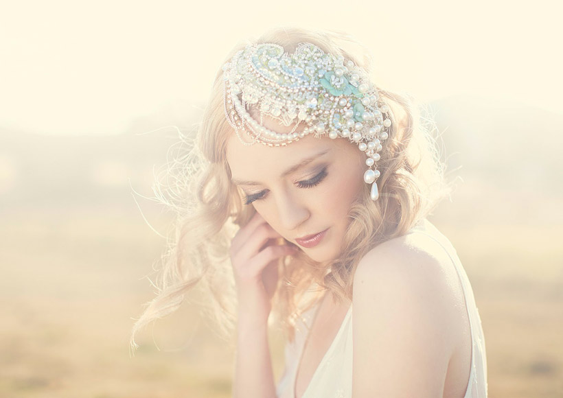 Viktoria Novak headpieces- Elanna Woods photography