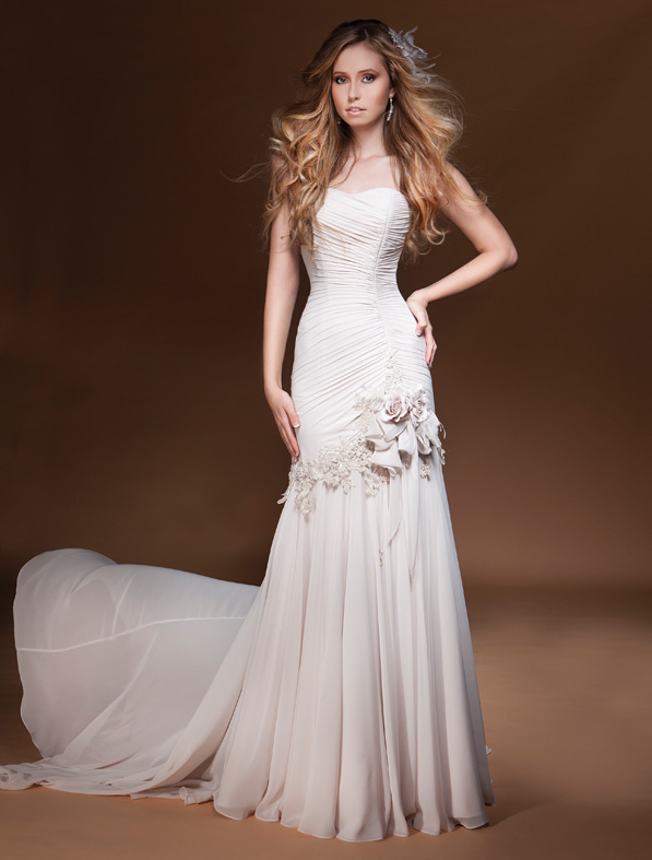 Bridal gown - cream gown