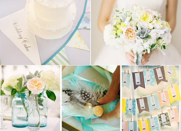 Blue-and-Yellow wedding colours Blue-and-Yellow wedding colours