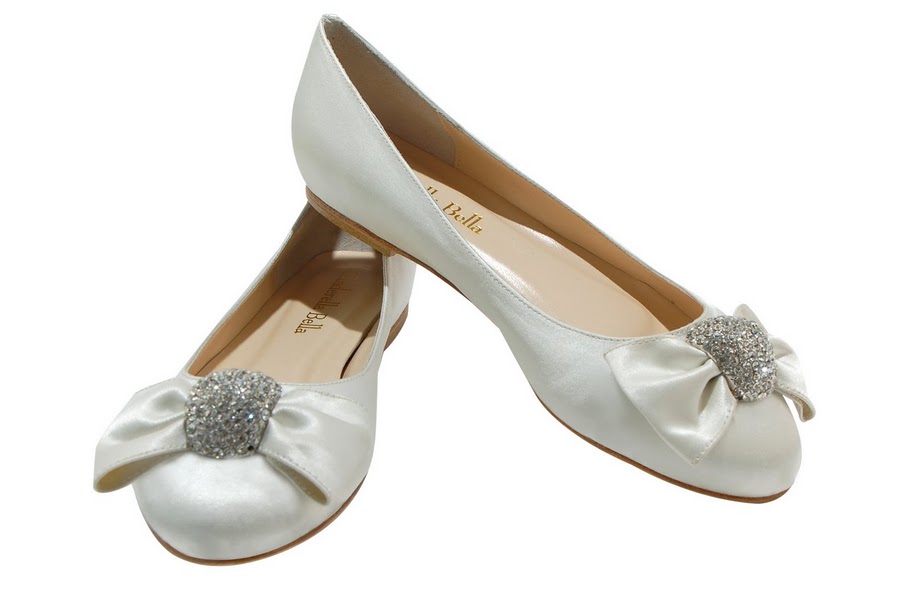 Ballet flat wedding shoes