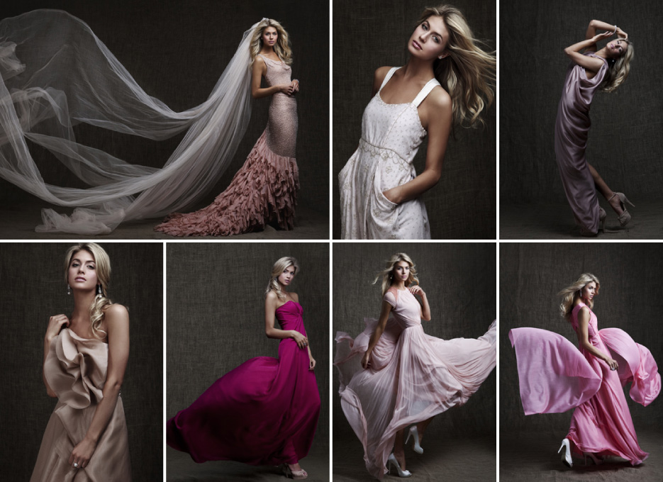 Pink David Jones Gowns for Breast Cancer research