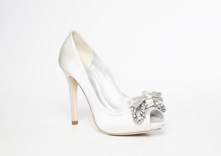 Sparkling wedding shoes