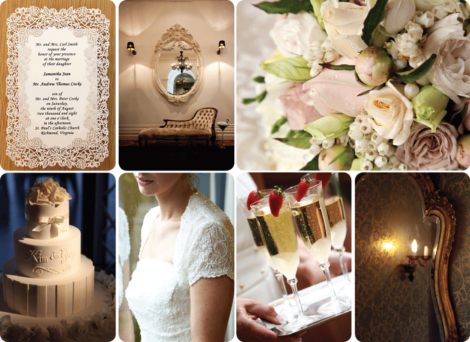 Lace, wine and all things fine - Modern Wedding