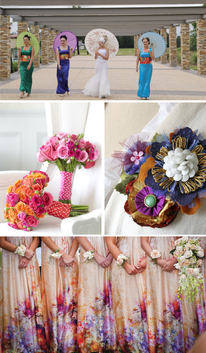 Rainbow wedding palette Rainbow wedding palette