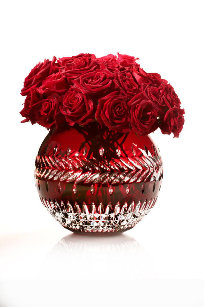 Rose waterford crystal bowl