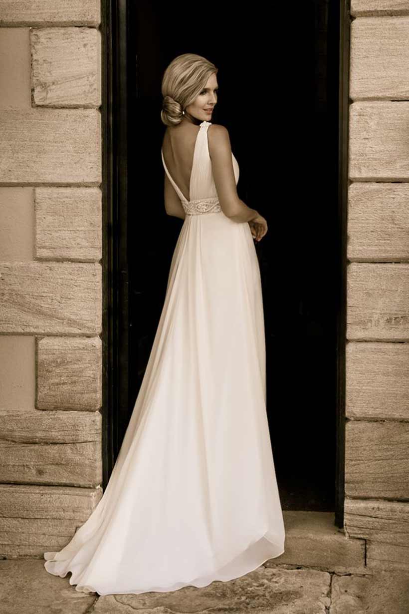 Backless dress - Halo Bridal Designs