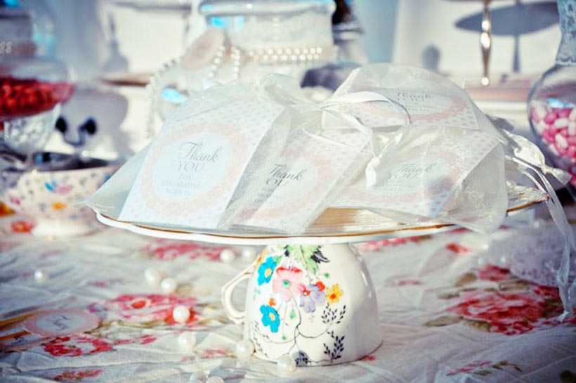 Girls Pearls Bridal Shower Modern Wedding