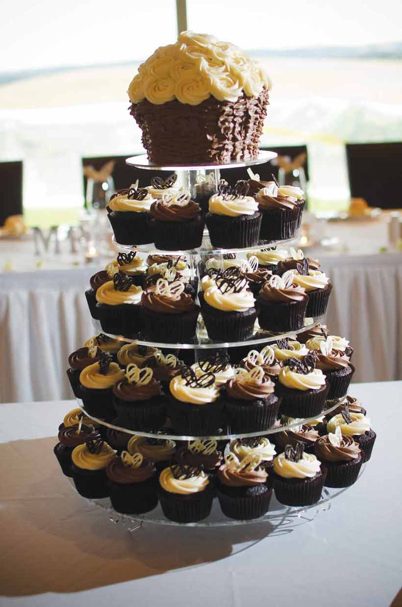Cupcakes for A Winery Wedding