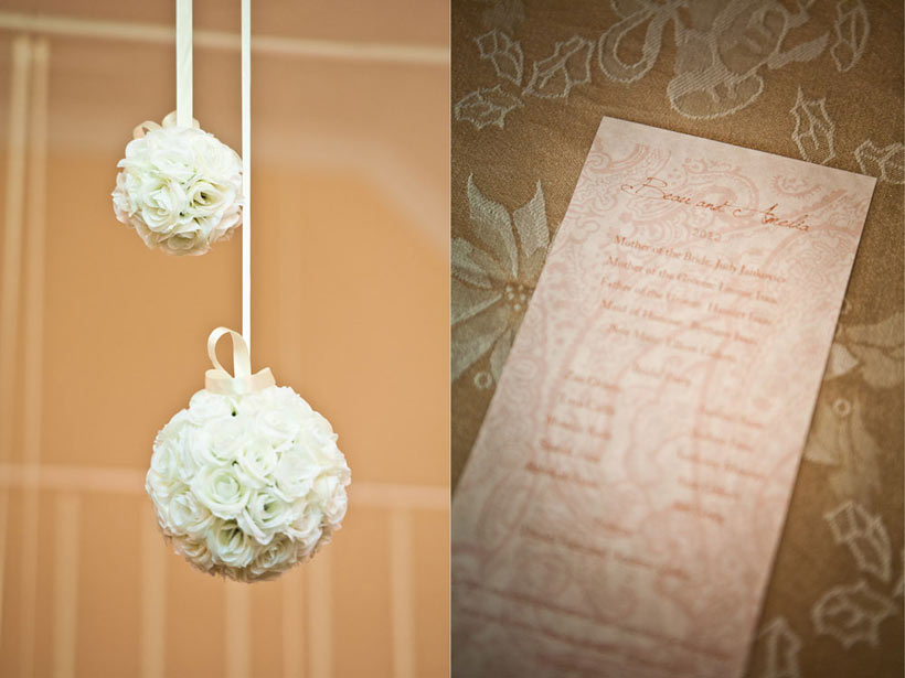 Hanging Flower bombs and Wedding stationery