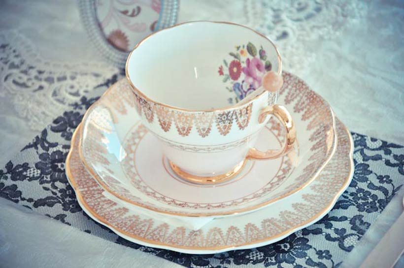 Vintage Tea Cup - Pretty Little Vintage Bridal Shower