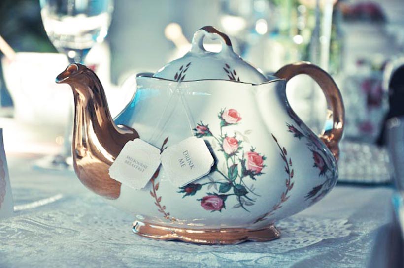Vintage Tea Pot - Pretty Little Vintage Bridal Shower