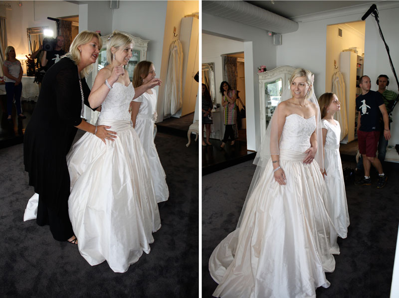 Wedding Dress fitting with Wendy Makin