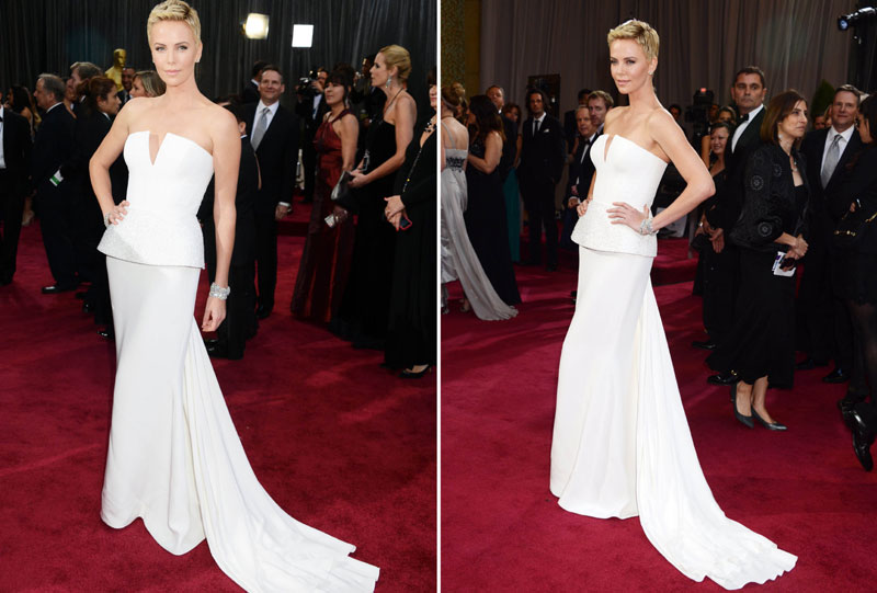 Charlize Theron - Red Carpet Oscars 2013
