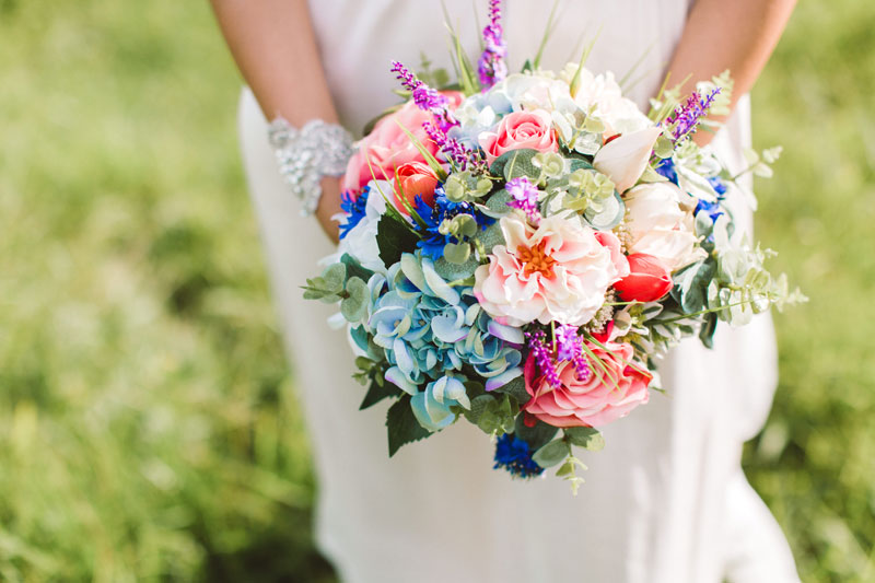 Bright Wedding Flowers
