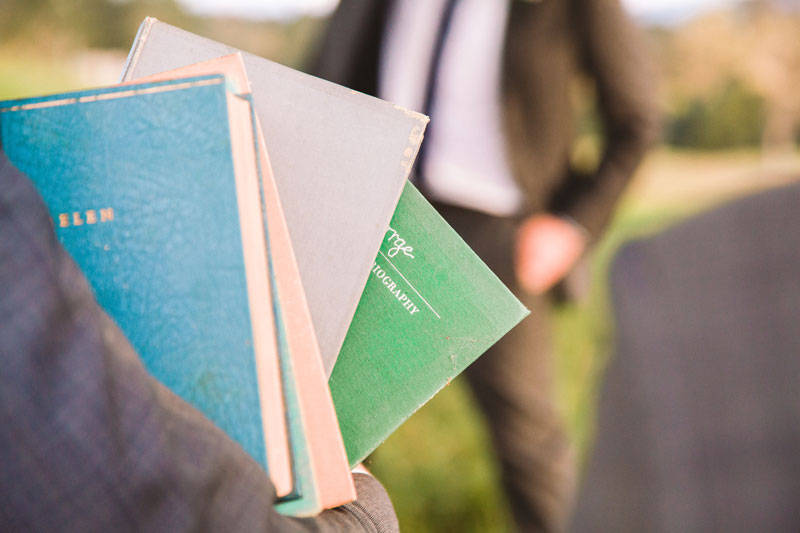 Wedding Photography with Books