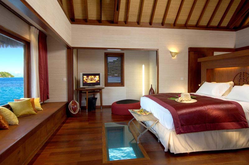 Sofitel Bora Bora Beach Resort - overwater bungalow room