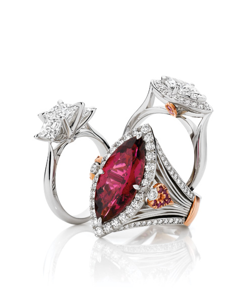 Coloured Diamond Engagement Ring - York Jewellers