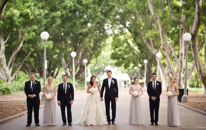 Wedding party in Hyde Park - At Dusk Photography