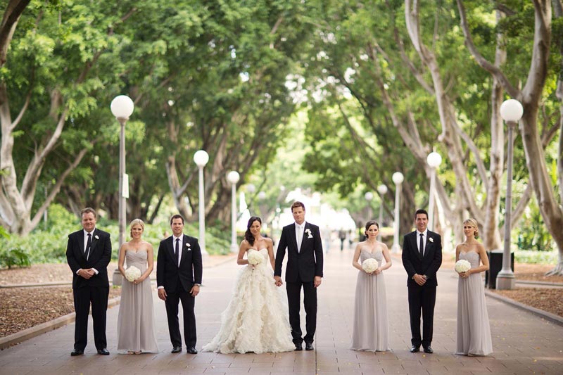 Wedding party in Hyde Park - At Dusk Photography