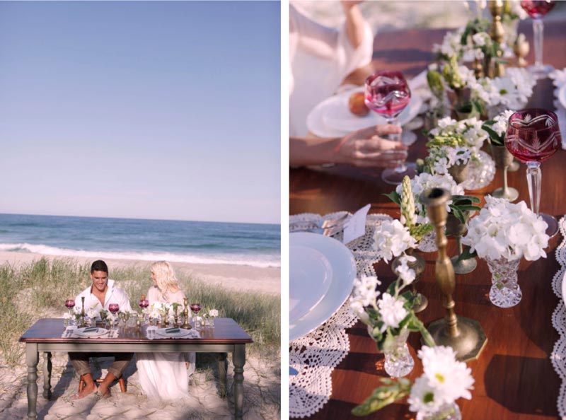Wedding Table Decorations for a Beach Wedding