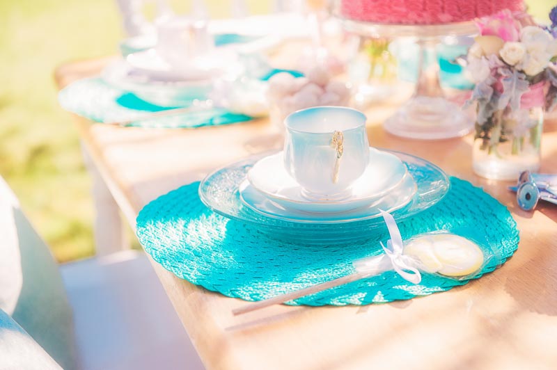 Garden Wedding Table Styling - Lee Bird photography