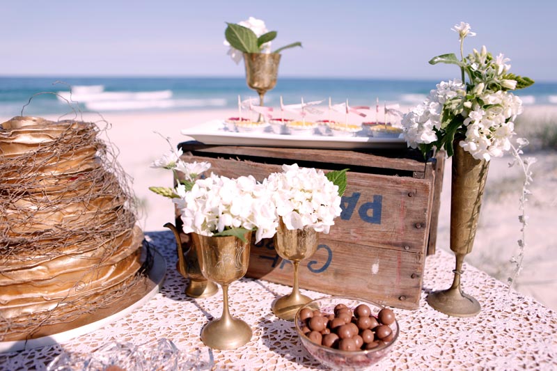 Beach Wedding Styling - Milque Photography