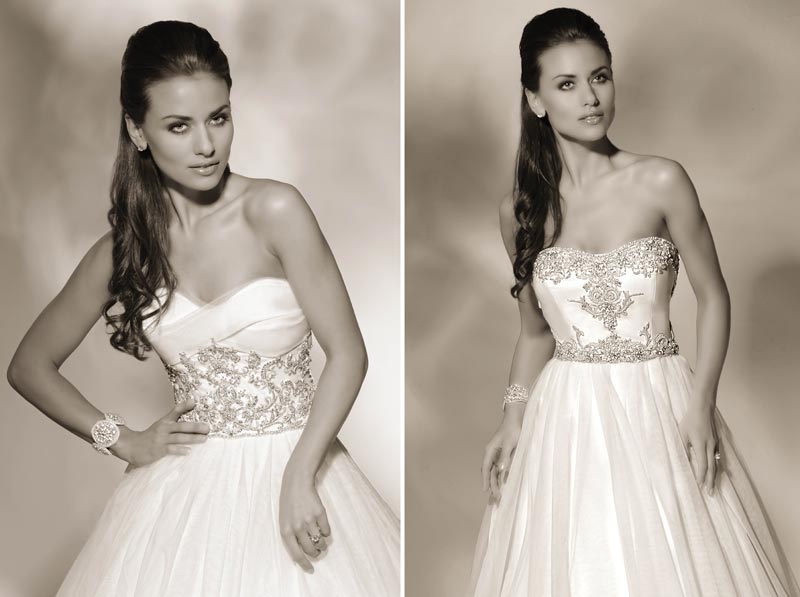 Cristiano Lucci Wedding Dress Left 'Zooey Right 'Kiera'