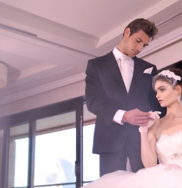 Fashions by Farina Wedding Gown, Carbone Master Tailors Suit