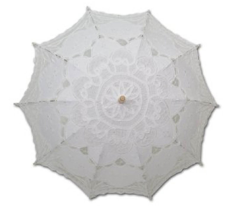 Battenberg lace parasol