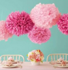 Martha Stewart pom pom garlands