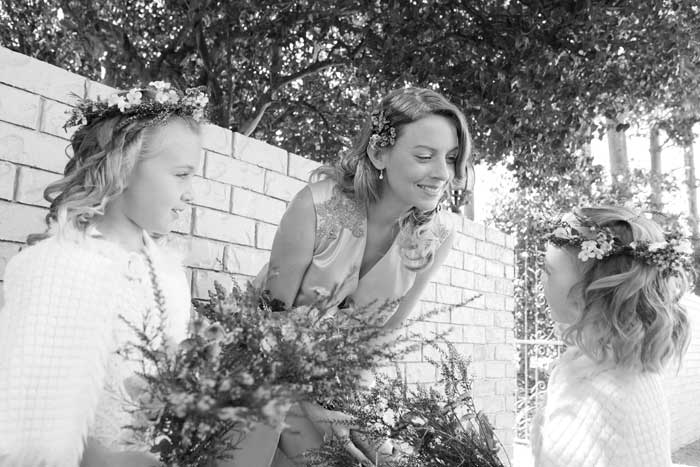 Bride-and-flower-girls