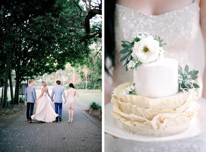 Bridal-party-wedding-cake