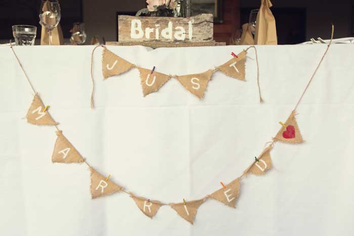 'Just Married' Banner