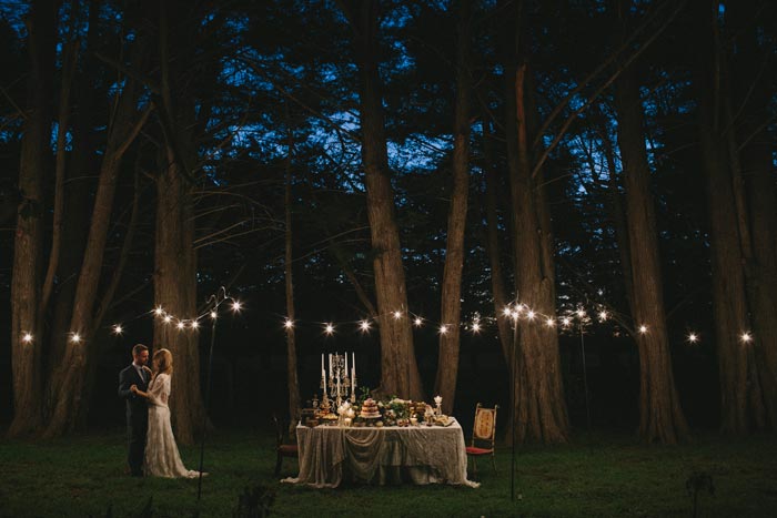 An Enchanted Evening A Style Guide To Planning Outdoor Wedding Romantic Outdoor Wedding Photography