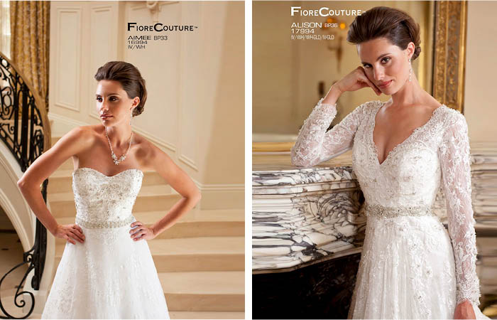 Fiore Couture Wedding Dress 'Aimee' 'Alison'