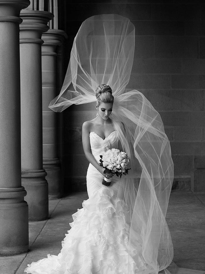 Wedding Photography Ideas - dramatic veil