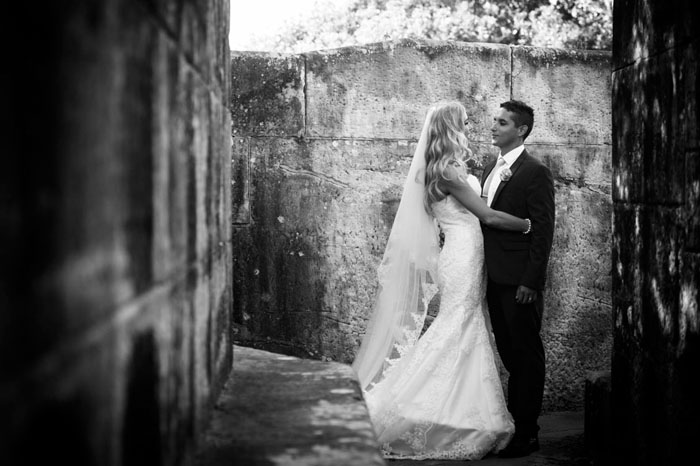 black and white wedding Photography
