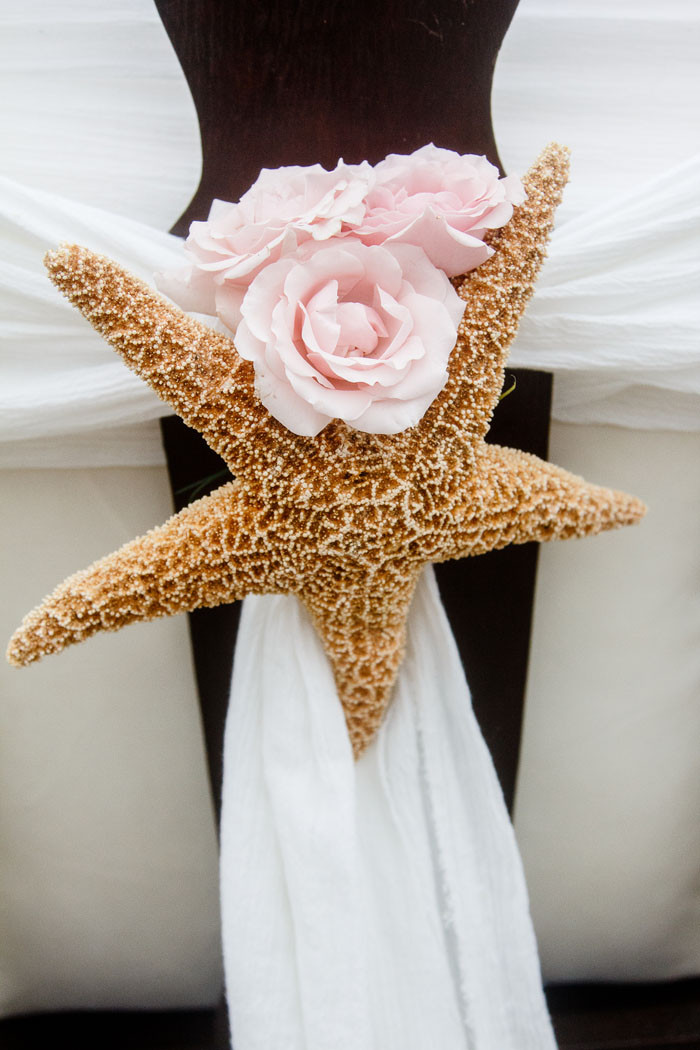 Starfish wedding decoration