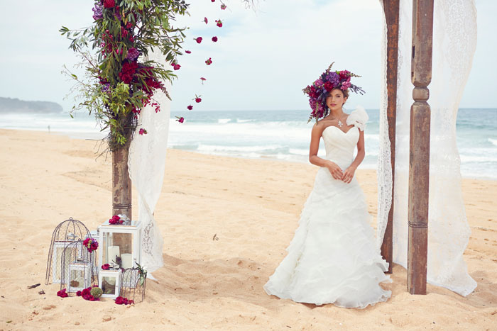 White-on-white-beach-wedding-dress