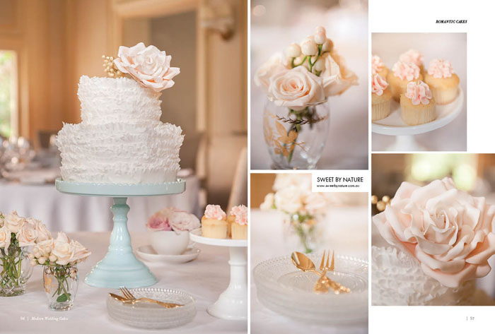 Romantic Wedding Cake by Sweet by Nature