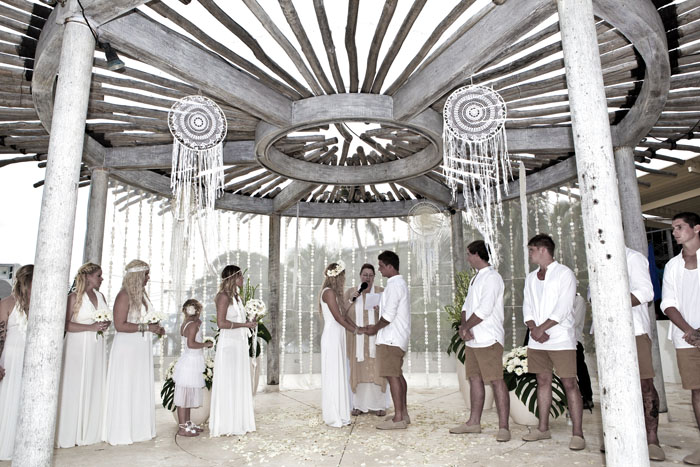 Bohemian Wedding Ceremony