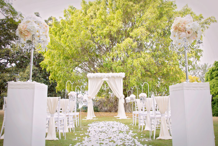 White Wedding Ceremony