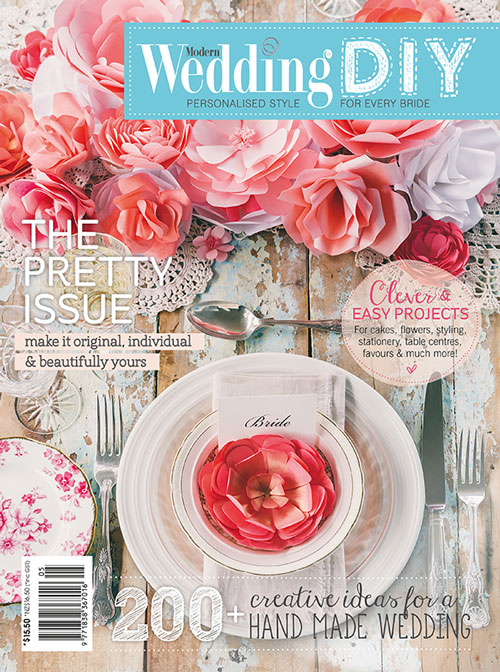 Modern Wedding DIY Magazine Cover