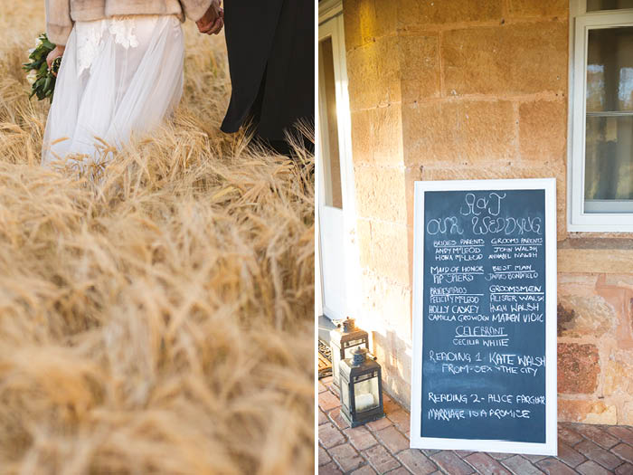 Country Wedding Details