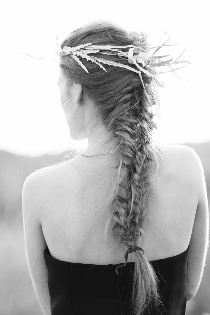 Wedding Fishtail Braid styled by Michelle Maxwell