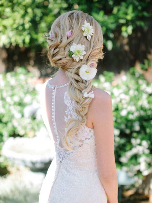 Wedding Hair Flower Ideas 14